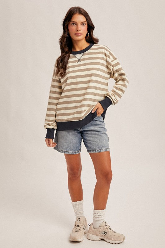 Crisp Stripes Crew | 3 colours