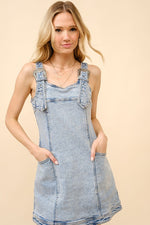 Buckle Up Mini Dress