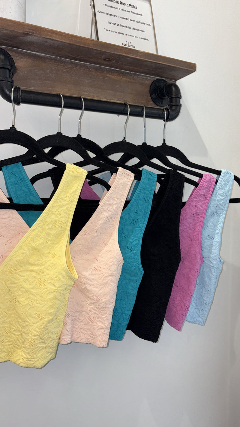 V Lace Tank | 6 colours