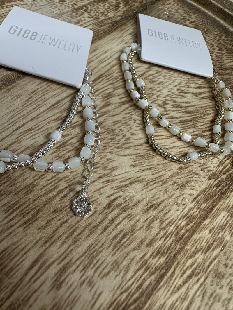 Meredith Mother Of Pearl Bracelet | 2 colours