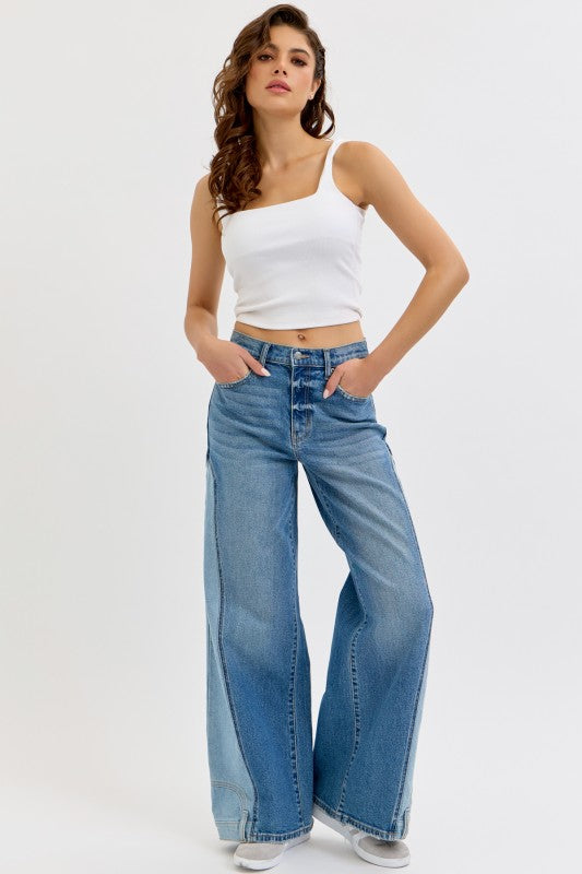 Flip Side Wide Leg Denim
