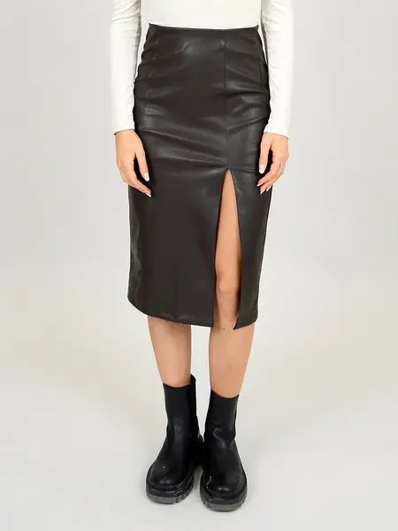 Tori Vegan Pencil Skirt | 2 colours