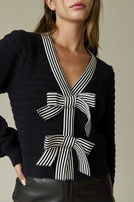 Harper Bow Sweaters