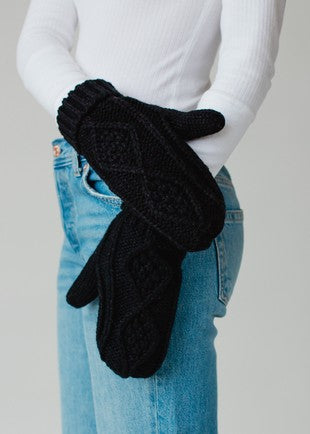 Cable Knit Mitts | 7 colours