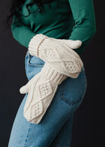 Cable Knit Mitts | 7 colours