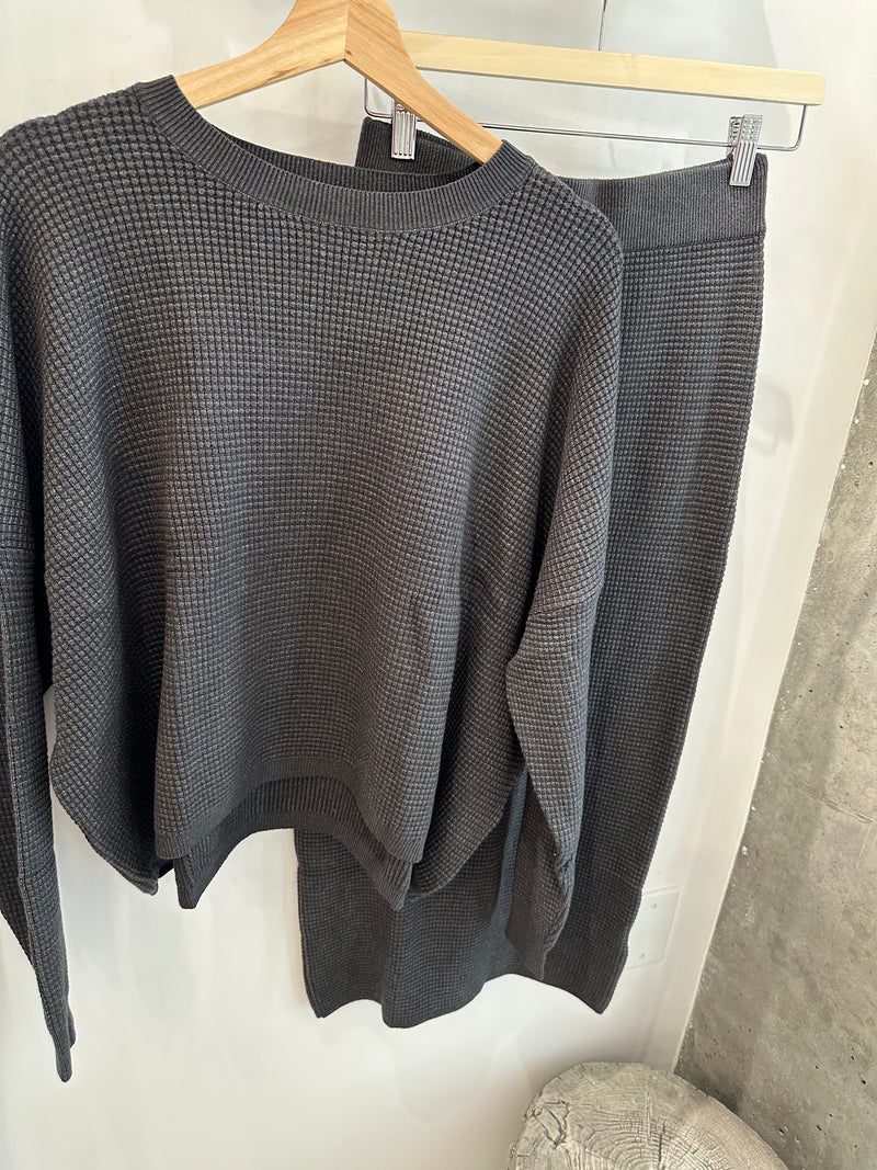 Knit Waffle Hi-Lo | 6 colours