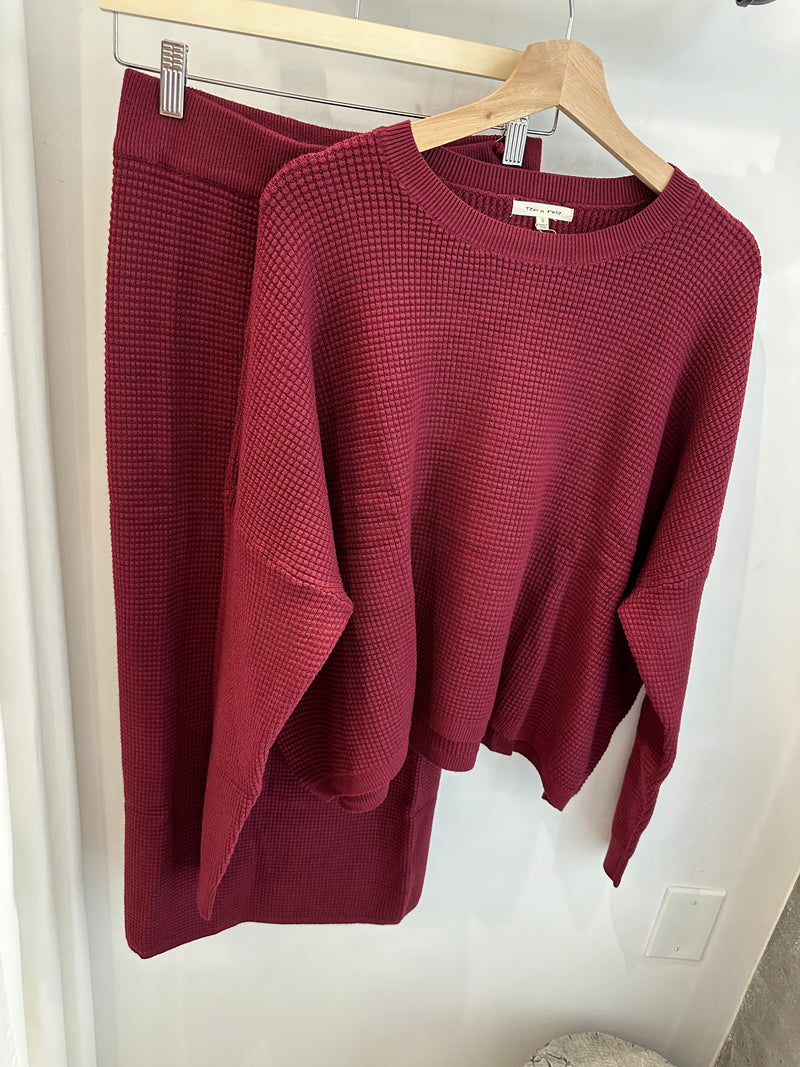 Knit Waffle Hi-Lo | 6 colours