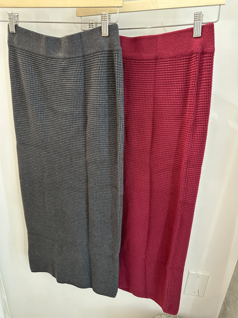 Knit Waffle Skirt | 4 colours
