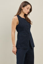 Indigo Denim Vest