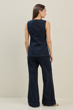 Indigo Denim Vest