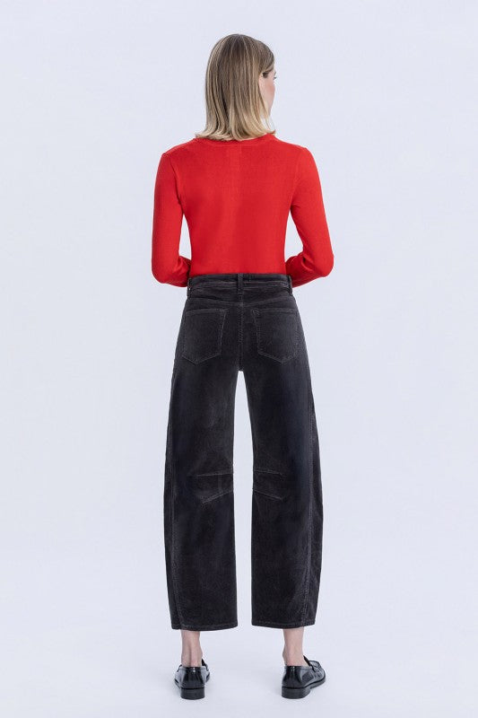 Corded Barrel Pants