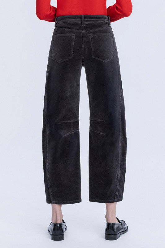 Corded Barrel Pants