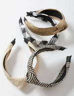 Boho Straw Knotted Headband (3 colours)