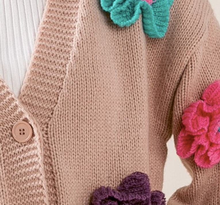 3D Floral Cardi