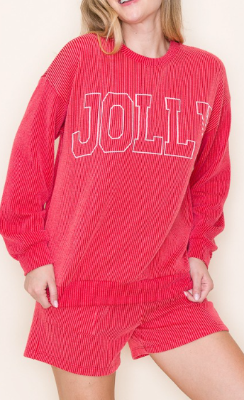 Jolly Ribbed Crew | 3 colours