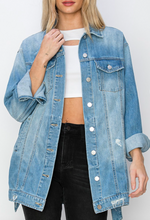 Laura Belted Denim Jacket