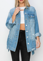 Laura Belted Denim Jacket