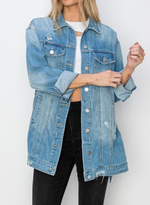 Laura Belted Denim Jacket