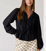 Hailey Bow Peplum