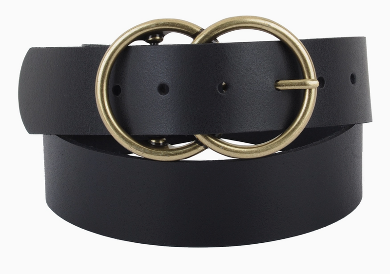 Double Circle Buckle Belt