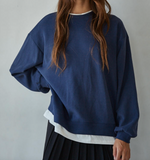 Twofer Pullover Crew | 3 colours