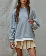 Twofer Pullover Crew | 3 colours