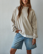 Twofer Pullover Crew | 3 colours