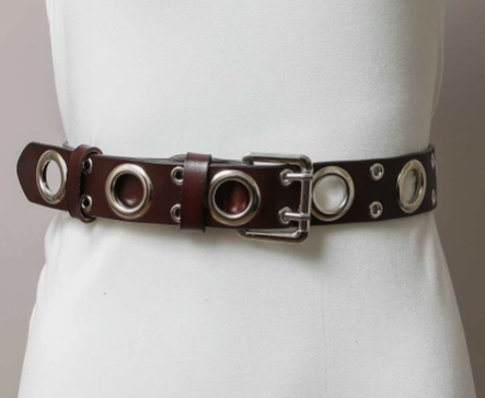 Eyelet Buckle Belt