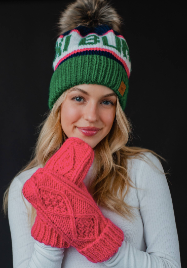 Cable Knit Mitts | 7 colours