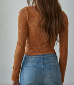 Jacquard Mesh Top | 4 colours