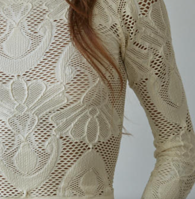 Jacquard Mesh Top | 4 colours