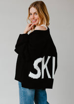 Ski Time Cardi | Black