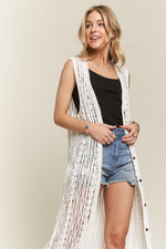 Crochet Maxi Vest | 3 colours