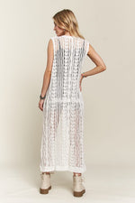 Crochet Maxi Vest | 3 colours