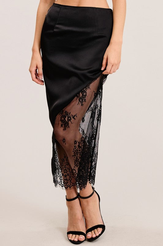 Lace Slip Skirt | 2 colours