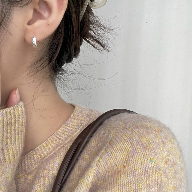 Simple Small Round Hoop Earrings