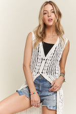 Crochet Maxi Vest | 3 colours