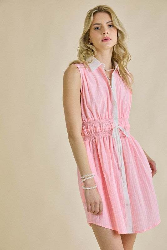 Colour My World Shirt Dress (2 colours)