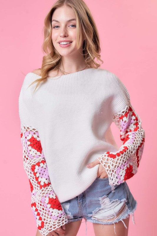 Heart On Your Sleeve Sweater