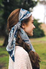 Paisley Neckerchief Scarf - Black