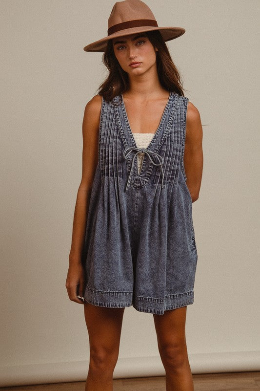 Pintuck Romper