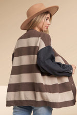 Denim Sleeve Cardi | 2 colours