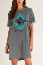 Giddy Up Tshirt Dress | 2 colours