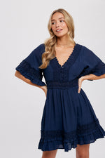 Victoria Mini Dress | Navy