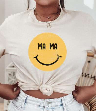 Smiley Mama Tee (3 colours)